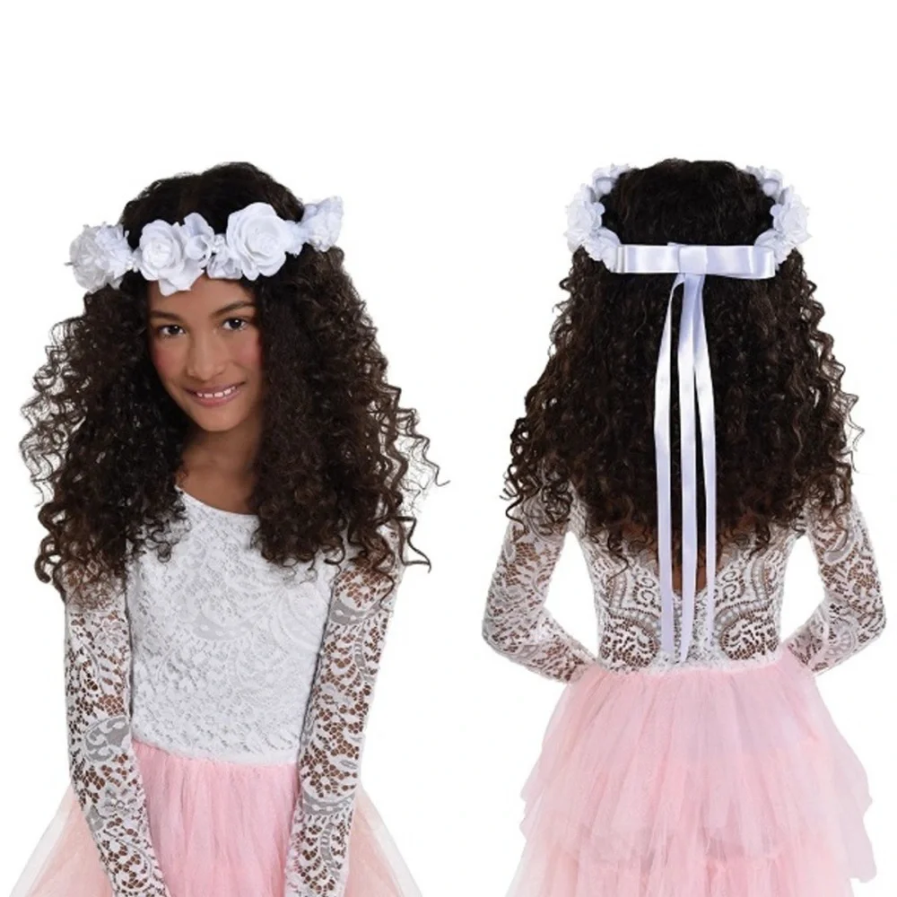 2 Flower Girl Head Wreaths (207)